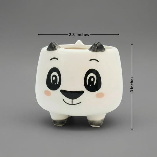 PANDA FACE CERAMIC Planter